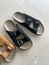 Women Summer Double Strap Sliders